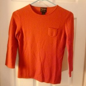 Bisou Bisou Red cashmere sweater